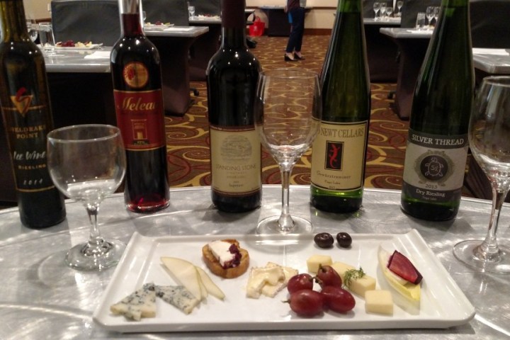 Wine, Cheese and fruit pairing