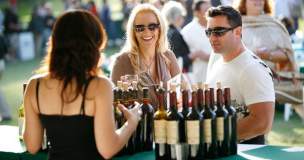 people drinking wine