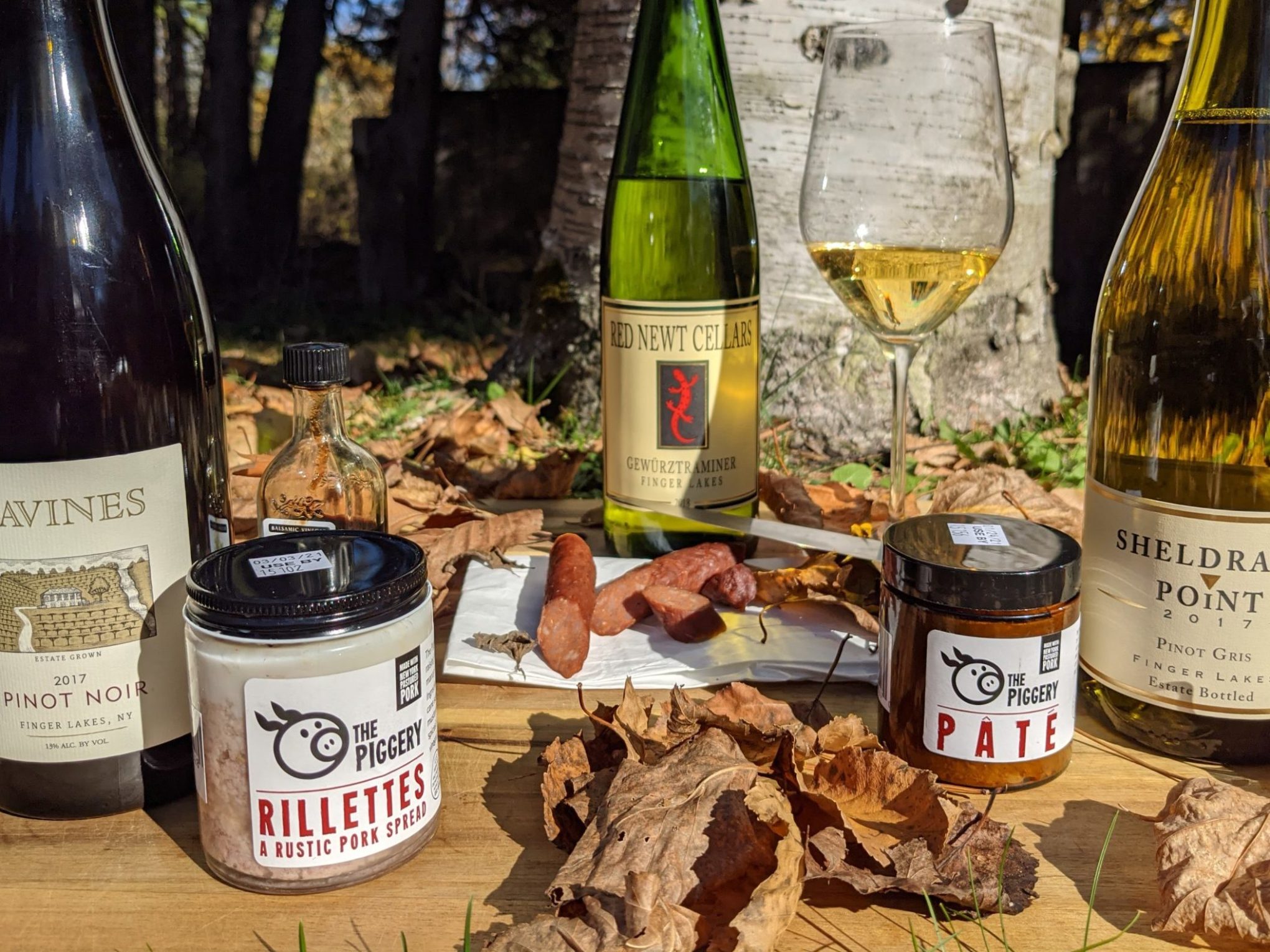 a bottle of wine on a table