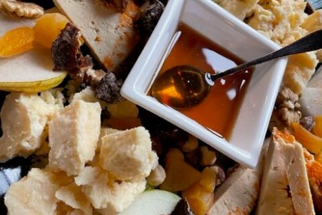 a bunch of food on a plate