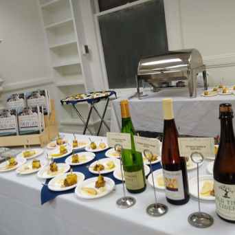 a bottle of wine on a table