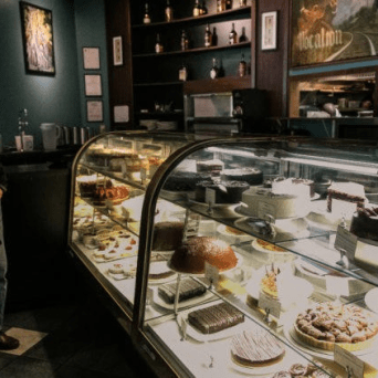 a kitchen filled with lots of food