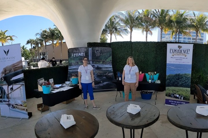 a group of people sitting at a table