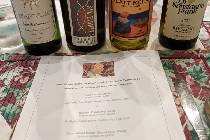 a bottle of wine on a table