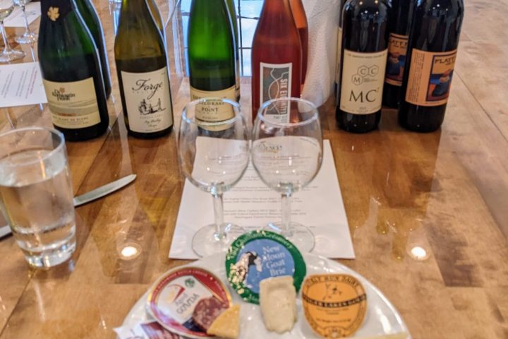 a bottle of wine on a table