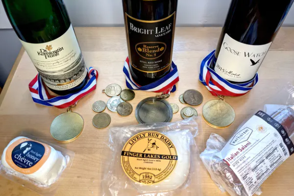 a bottle of wine on a table