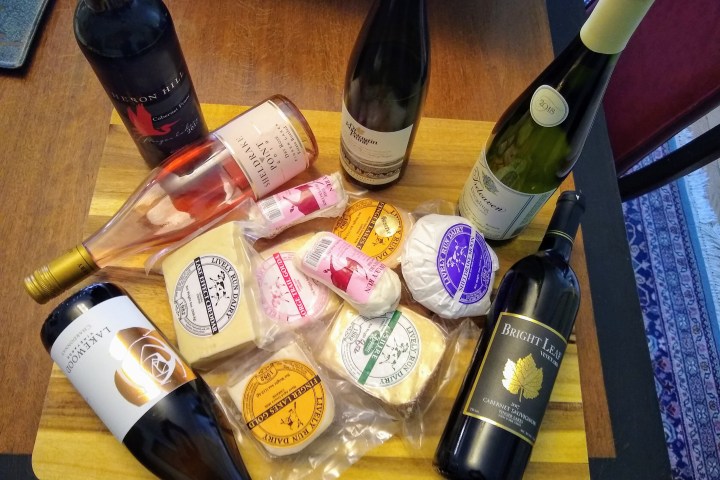 a bottle of wine on a table